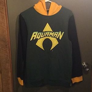 Aquaman Kids Large Hoodie NWT